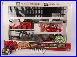 New Bright MUSICAL HOLIDAY EXPRESS Animated Christmas Train Set