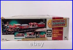 New Bright MUSICAL HOLIDAY EXPRESS Animated Christmas Train Set