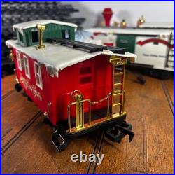 New Bright Santa Original Holiday Train Set #187 Musical Christmas Express AS-IS