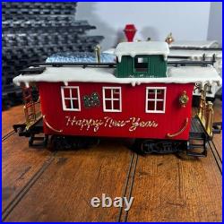 New Bright Santa Original Holiday Train Set #187 Musical Christmas Express AS-IS