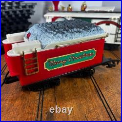 New Bright Santa Original Holiday Train Set #187 Musical Christmas Express AS-IS