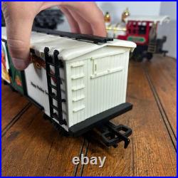 New Bright Santa Original Holiday Train Set #187 Musical Christmas Express AS-IS