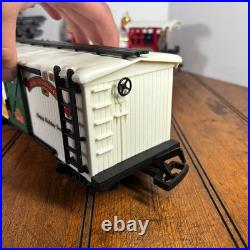 New Bright Santa Original Holiday Train Set #187 Musical Christmas Express AS-IS