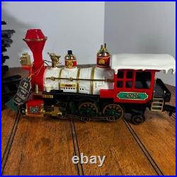 New Bright Santa Original Holiday Train Set #187 Musical Christmas Express AS-IS