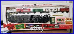New Bright Santa's Musical Express Christmas Train Set Lights Sounds Battery Ope New Bright Santa's Musical Express Christmas Train Set Lights Sounds Battery Ope