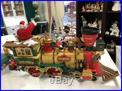 New Bright The HOLIDAY EXPRESS Animated Christmas Train Set #380 1996 G Scale