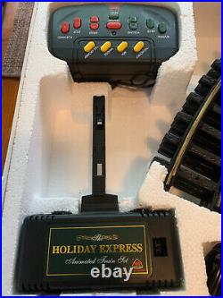 New Bright The Holiday Express 2000 Animated Train Set Model #385 Fully Tested