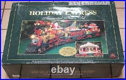 New Bright The Holiday Express Animated Train Set #384 G Scale Christmas