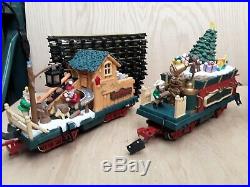 New Bright The Holiday Express Animated Train Set No 387 Santa Xmas Electric