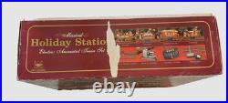 New Bright The Holiday Station 2001 Animated Train Set Model #385