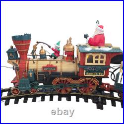 New Bright The Holiday Station 2001 Animated Train Set Model #385