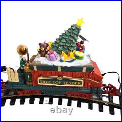 New Bright The Holiday Station 2001 Animated Train Set Model #385