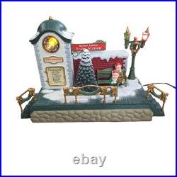 New Bright The Holiday Station 2001 Animated Train Set Model #385