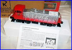 New Coca Cola K-line K-1119 Christmas Holiday Train Set 0/027 Scale