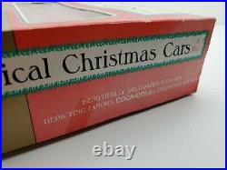 New Coca-Cola O Scale Christmas Train Car Set 1994 Historical Limited Edition
