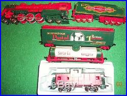 New Franklin Mint Precision Models Metal North Pole Limited Christmas Train Set
