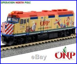 New Kato N Scale Train 4 Unit Set Operation North Pole Christmas 106-2015