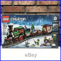 New LEGO Creator 10254 Winter Christmas Holiday Train 734 pcs Retired Open Box