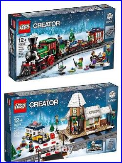 New LEGO Xmas Sets 10254 Winter Holiday Train & 10259 Village Station + Motors