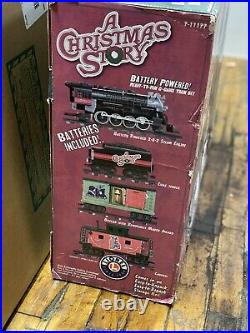 New Sealed Lionel A Christmas Story 4 Piece G Gauge Train Set 7-11177