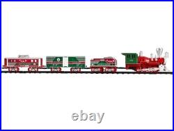 North Pole Express Battery O Gauge Toy Train Set with Remote, Locomotive, Train