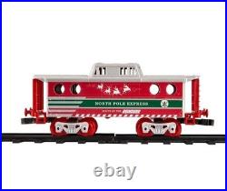 North Pole Express Battery O Gauge Toy Train Set with Remote, Locomotive, Train