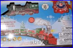 North Pole Express Battery O Gauge Toy Train Set with Remote, Locomotive, Train