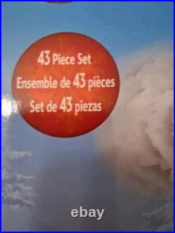 North Pole Express Battery O Gauge Toy Train Set with Remote, Locomotive, Train