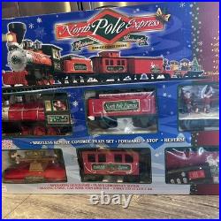 North Pole Express Train Set Musical Elf Version Wireless Remote 18ft Track