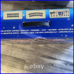 North Pole Express Train Set Musical Elf Version Wireless Remote 18ft Track