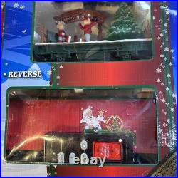 North Pole Express Train Set Musical Elf Version Wireless Remote 18ft Track