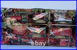North Pole Express Train Set Wireless Remote Lights & Sounds Complete By EZTEC