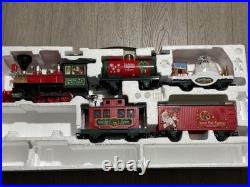 North Pole Express Train Set Wireless Remote Lights & Sounds Complete By EZTEC