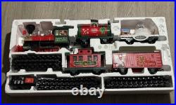 North Pole Express Train Set Wireless Remote Lights & Sounds Complete By EZTEC