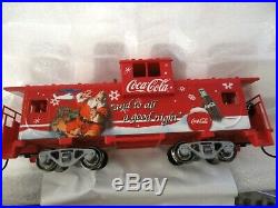 Nos Hawthorne Village Coca-cola Bachman Christmas Train Set Through The Years