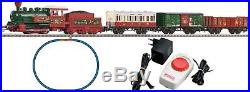 PIKO 57080, HO Starter Train Set, Locomotive/3 Cars/Track Oval/Power, Christmas