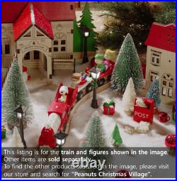 Peanuts Christmas Village Peanuts Toy Train Set Motorized with Figures Peanuts Christmas Village Peanuts Toy Train Set Motorized with Figures