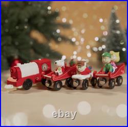 Peanuts Christmas Village Peanuts Toy Train Set Motorized with Figures