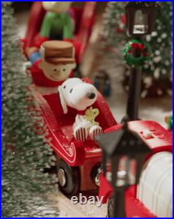 Peanuts Christmas Village Peanuts Toy Train Set Motorized with Figures Peanuts Christmas Village Peanuts Toy Train Set Motorized with Figures