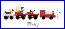 Peanuts Christmas Village Peanuts Toy Train Set Motorized with Figures