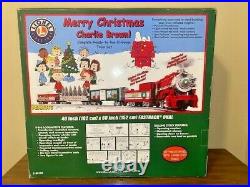 Peanuts Merry Christmas Charlie Brown New In Box Lionel O Gauge Train Set Toy