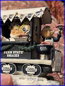 Penn State Nittany Lions Christmas Express Train Set Danbury Mint Original Box
