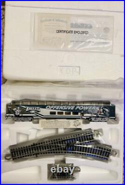 Philadelphia Eagles Hawthorne Village NFL Christmas 10 Box Train Set