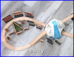 Polar Express Wooden Christmas Train Set Lionel Imaginarium Fits Thomas/Brio