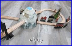 Polar Express Wooden Christmas Train Set Lionel Imaginarium Fits Thomas/Brio