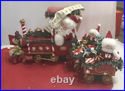 Possible Dreams ALL ABOARD Set of 3 4038700 in Box Santa TRAIN Clothique