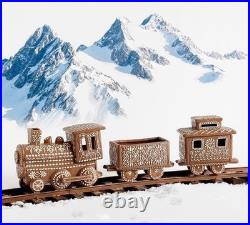Pottery Barn Ceramic Gingerbread Train Set Christmas Collection