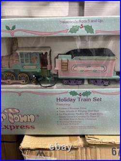 Precious Moments The Sugar Town Express Holiday Train Set Vintage Christmas