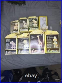 Precious moments Train Set Complete 18 Piece Set Clown Baby 1-16 With Boxes