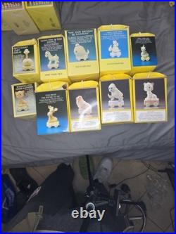 Precious moments Train Set Complete 18 Piece Set Clown Baby 1-16 With Boxes